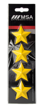 Load image into Gallery viewer, MSA STAR LOGO - YELLOW (4PK) - MSA WHEEL