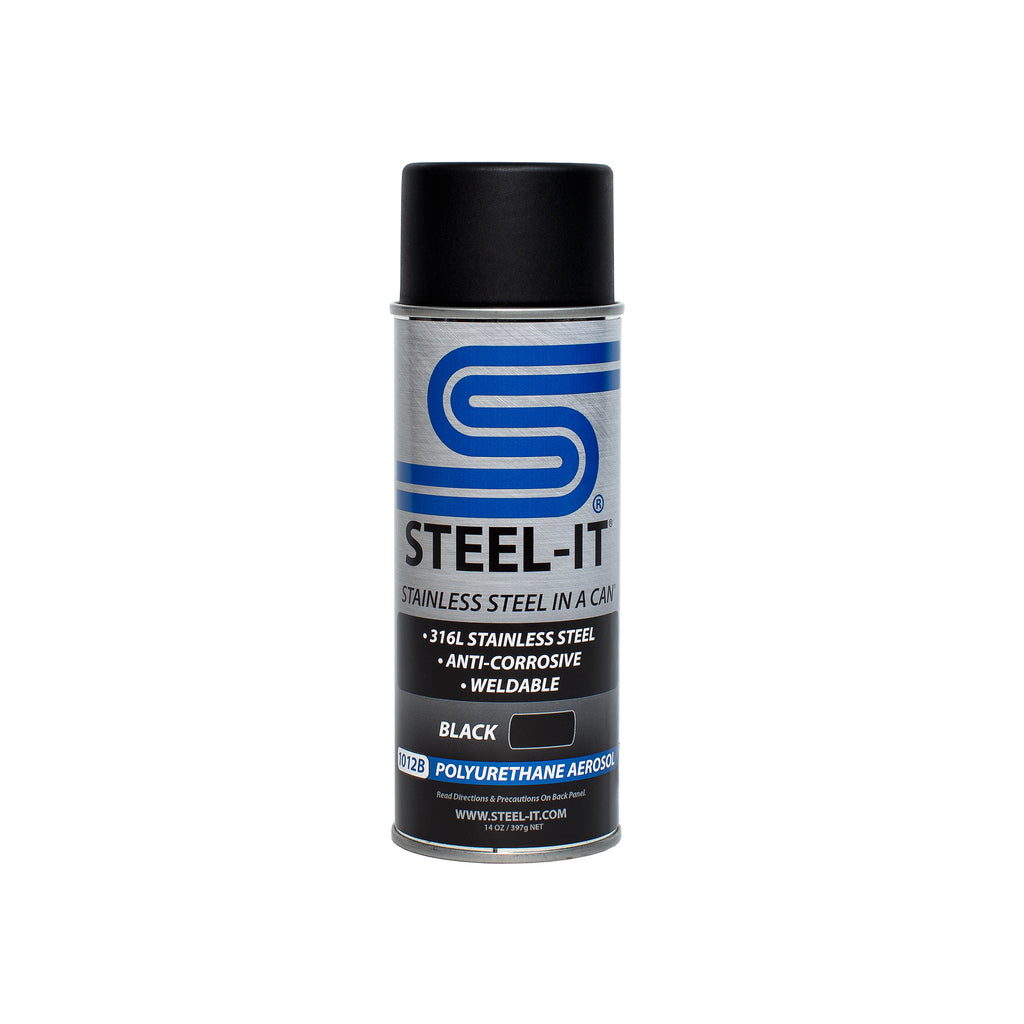 STEEL-IT Black Polyurethane 14oz Can