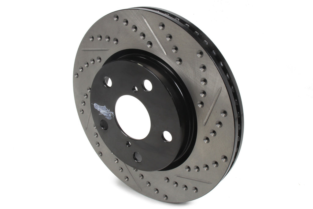 StopTech Sport Cryo Drilled/Slott ed Brake Rotor; Front Le