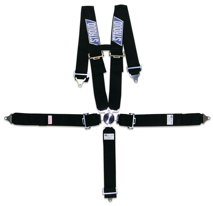 Stroud Safety Racing Harness Kam Lock Black Individual