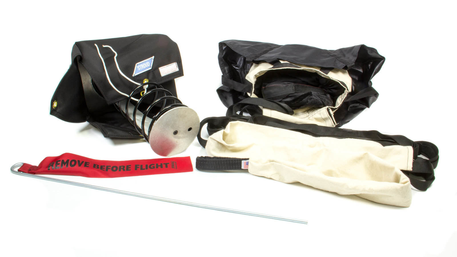 Stroud Safety Chute 430 Large w/Spring Launcher Black