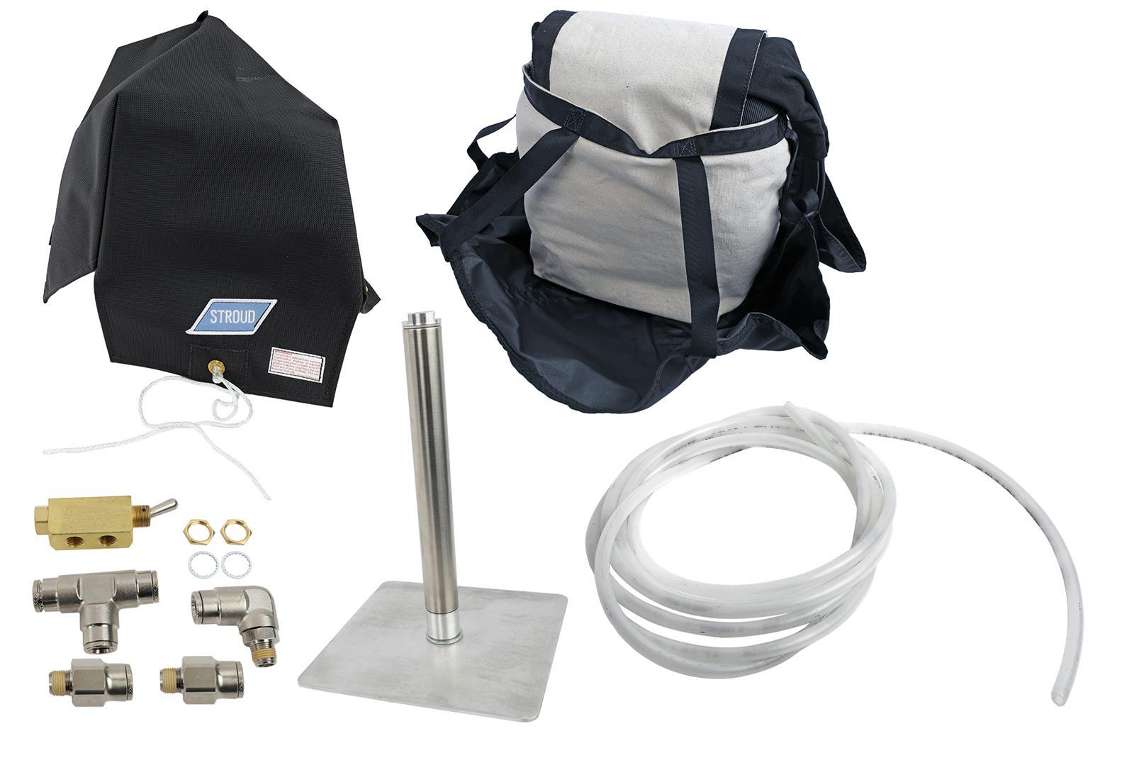 Stroud Safety Pararchute 430 Large w/ Air Launcher Black