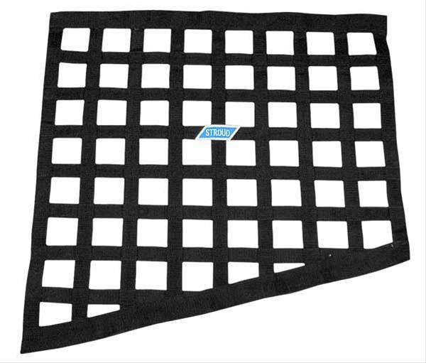 Stroud Safety Window Net Black Angled 24in x 18in SFI 27.1