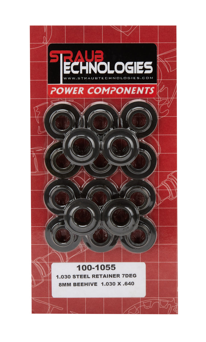 Straub Technologies Valve Spring Retainers 1.055 8mm 7-Deg 16pk