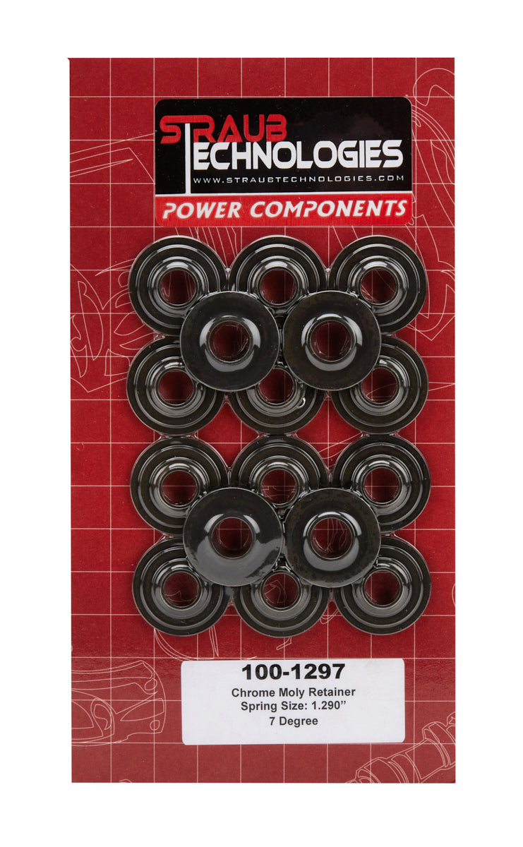 Straub Technologies Valve Spring Retainers 1.290 8mm 7-Deg 16pk