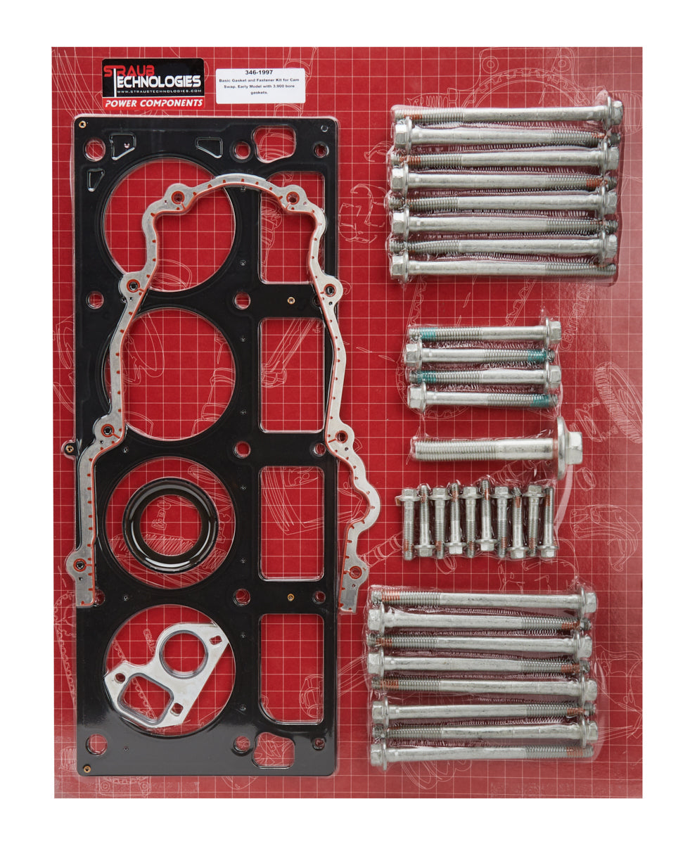 Straub Technologies Cam Change Gasket & Bolt Kit LS 97-03 Small Bore