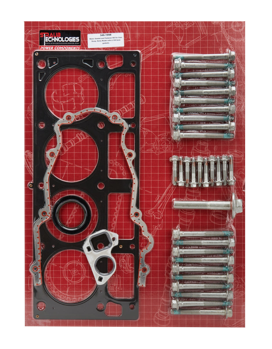 Straub Technologies Cam Change Gasket & Bolt Kit  LS 04-Up Small Bore