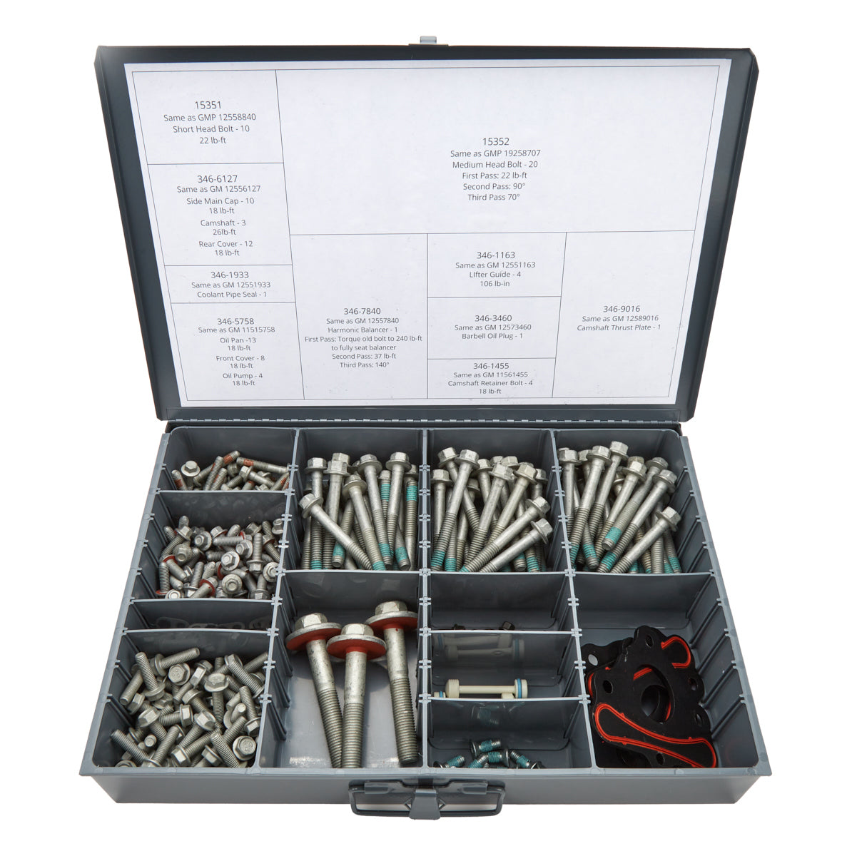 Straub Technologies LS Master Bolt Kit for Cam Swap — 3 Engine Set
