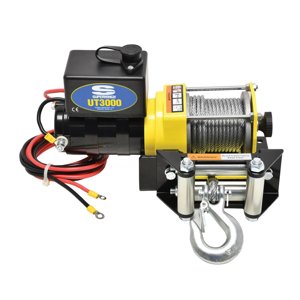 Cabrestante Superwinch UT3000 de 3000 lb con cable de acero