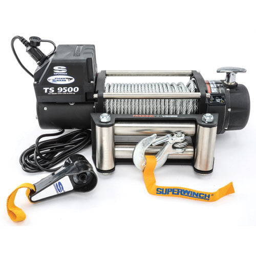 Superwinch 9500# Winch w/Roller Fairlead & 12ft Remote