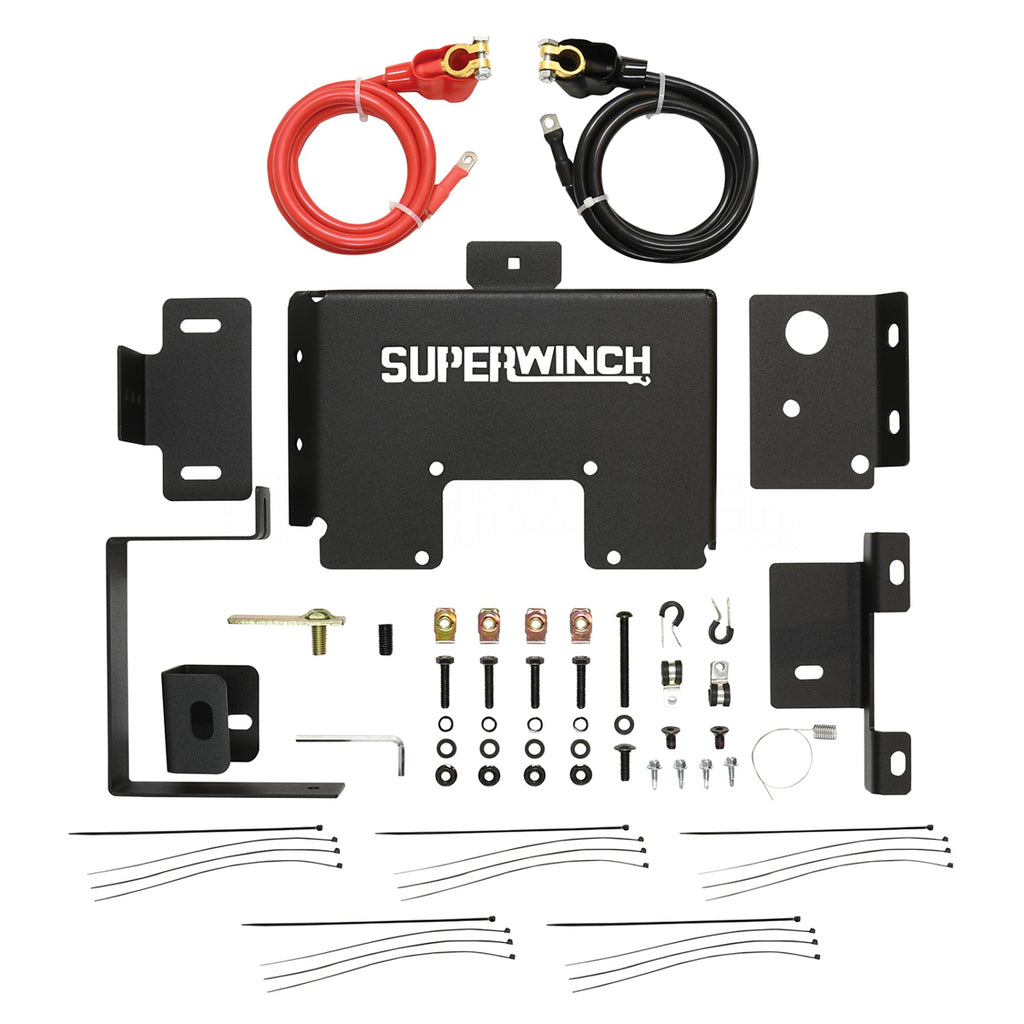 Superwinch Jeep Wrangler JL Auxili ary Batter Mount Black