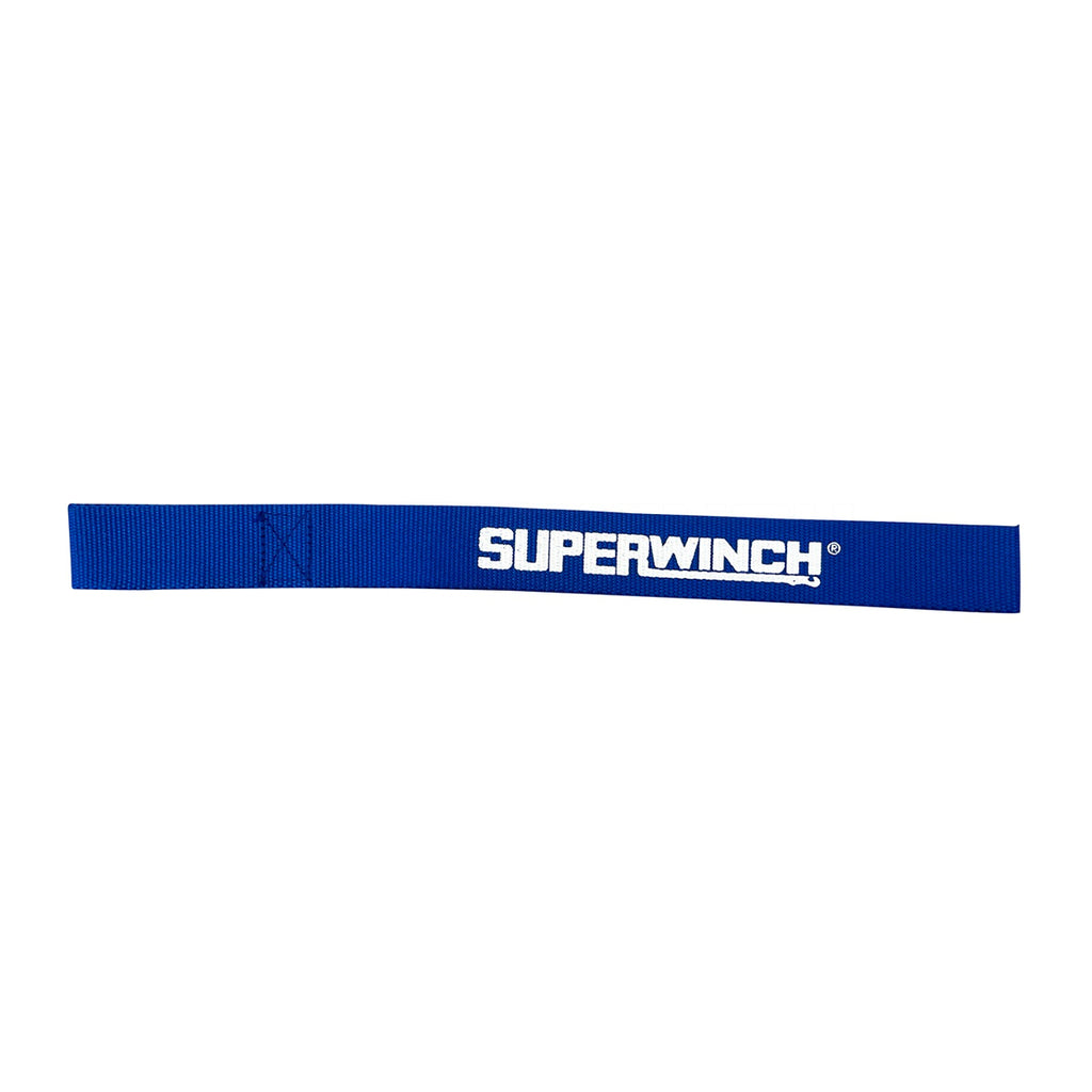 Bandera de horquilla Superwinch con logotipo de 1 x 12 pulgadas