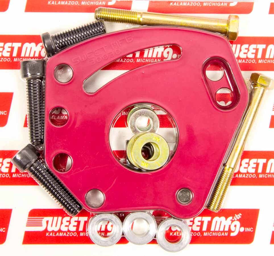 Sweet Manufacturing Pwr Steering Pump Brkt Kit Chevy Head Mnt