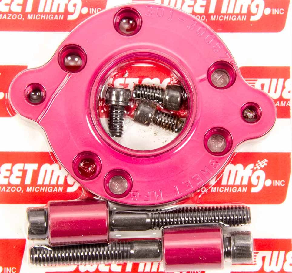 Sweet Manufacturing Power Steering Pump Adapter to Dry Sump Pump