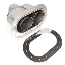 Load image into Gallery viewer, Through body Exhaust Tip Oval Style 2.5in Inlet