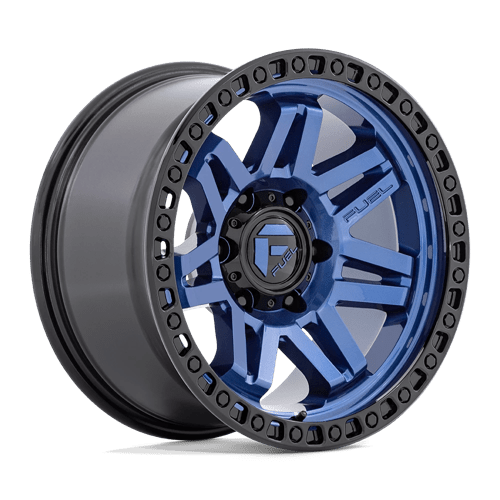 D813 17X9 5X5.0 DRK-BLUE BLK-RG -12MM