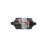 System One Pro Street Inline Fuel Filter - #6 Billet - Blk