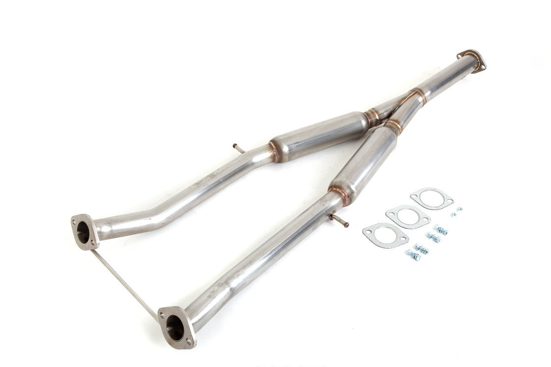 Revel Mid Pipe — Fits 2016 Infiniti Q50 Red Sport 400 RWD