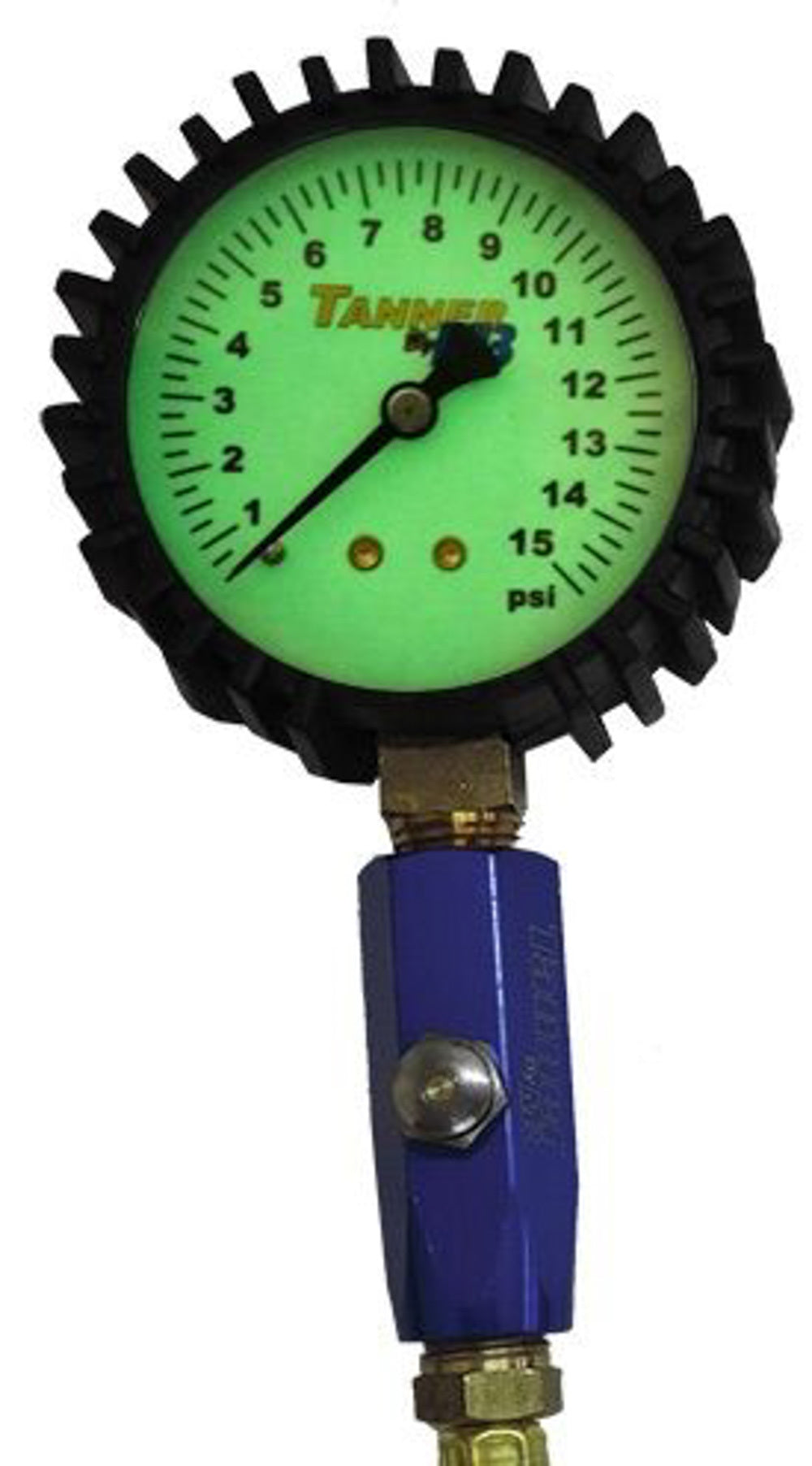 Tanner Racing 15 Lb Glow-In Dark Air Gauge
