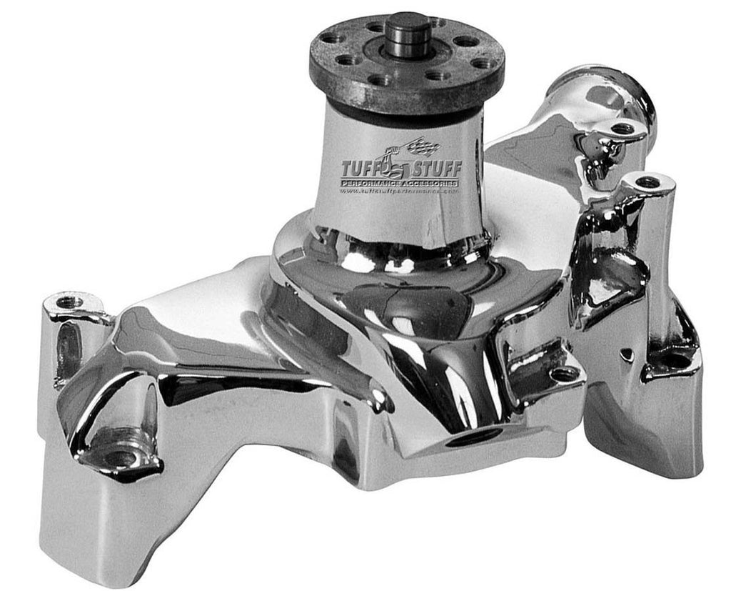 Tuff Stuff Performance Accessories SBC Alum. Long Water Pump Chrome