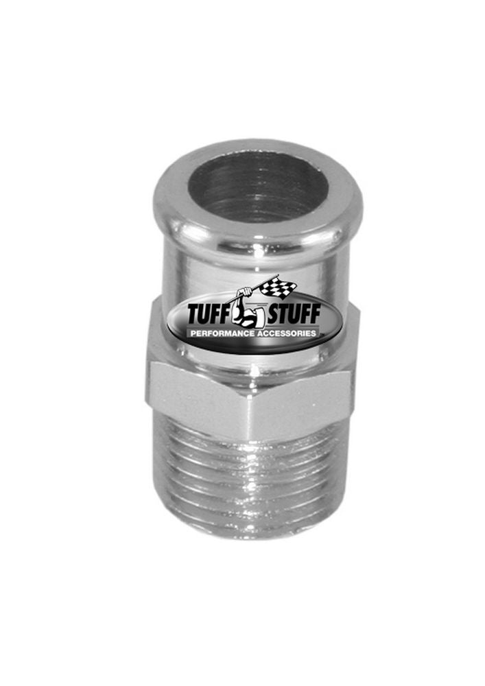 Tuff Stuff Performance Accessories Water Pump Chrome Hose Nipple For 3/4in Hose