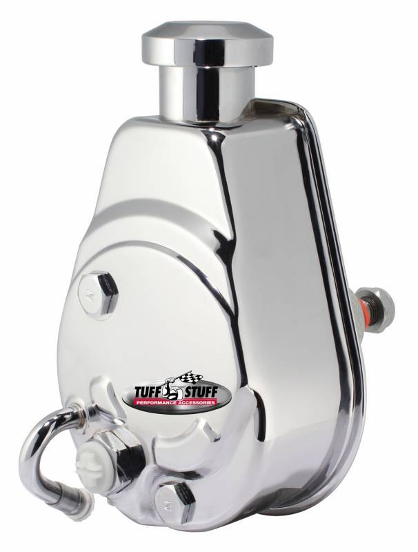 Tuff Stuff Performance Accessories GM Power Steering Pump Keyed shaft chrome