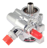 Tuff Stuff Performance Accessories Type II Power Steering Pump Chrome w/AN Fitting