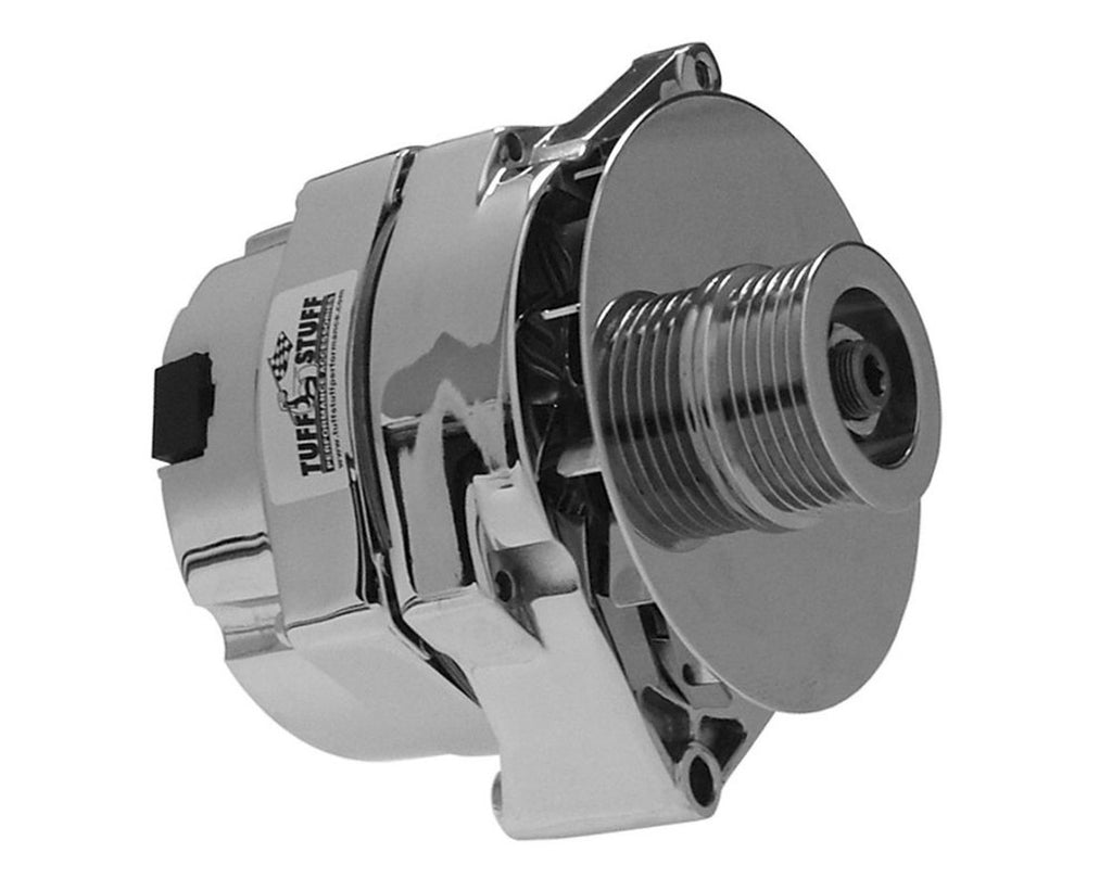 Tuff Stuff Performance Accessories GM Alternator 100 Amp 1-Wire Chrome 6 Groove