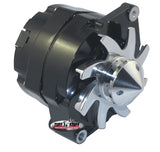 Alternador GM Silver Bullet de 140 amperios y 1 cable, color negro, Tuff Stuff Performance Accessories