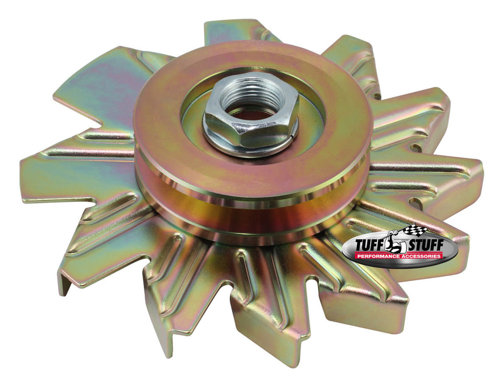 Tuff Stuff Performance Accessories Alternator Gold Zinc Fan And Pulley Combo