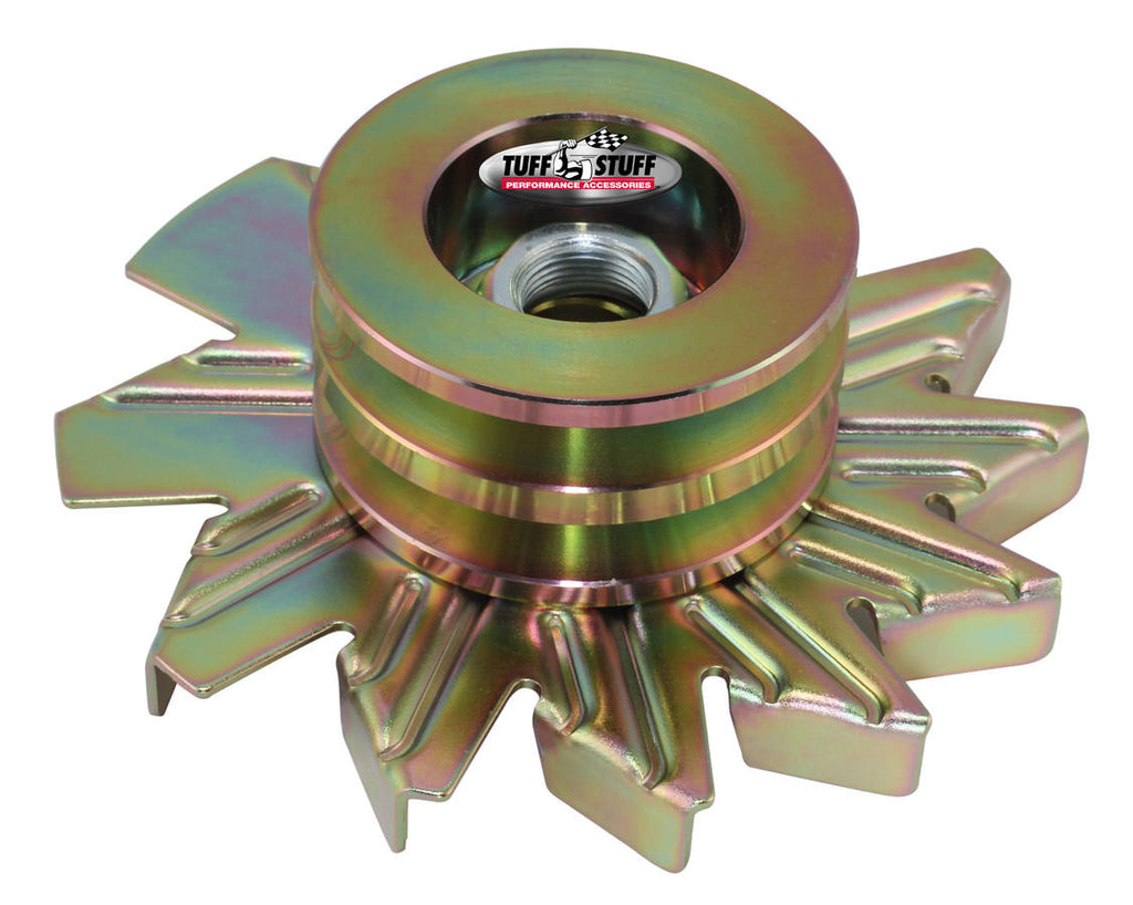 Tuff Stuff Performance Accessories Alternator Gold Zinc Fan And Pulley Combo