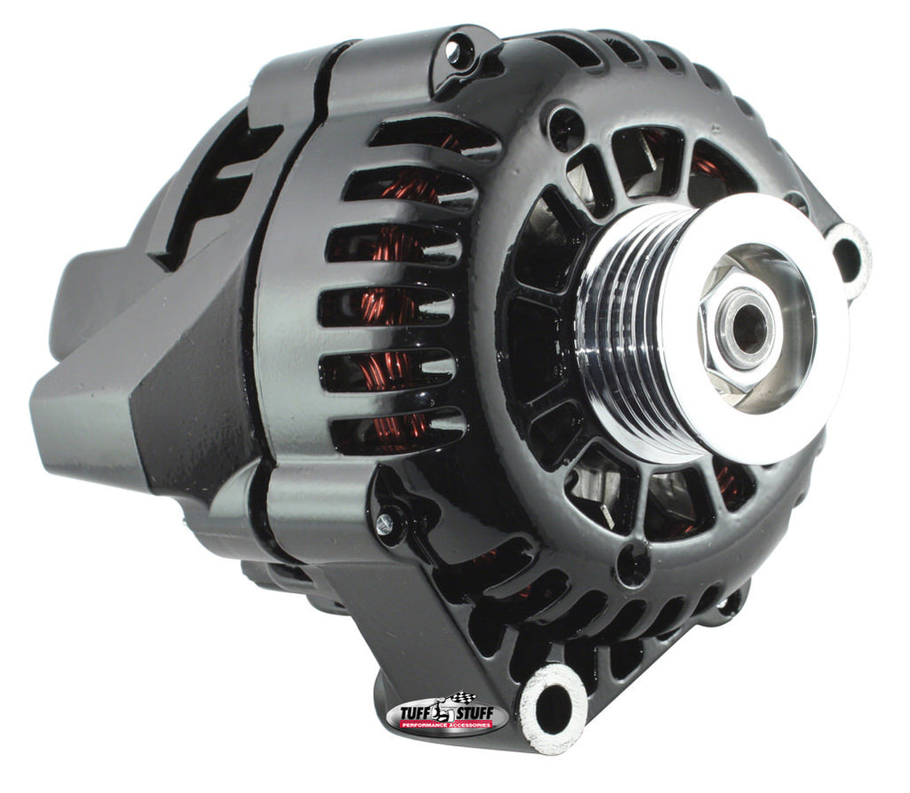 Alternador GM LS 175A, color negro, accesorios de alto rendimiento Tuff Stuff