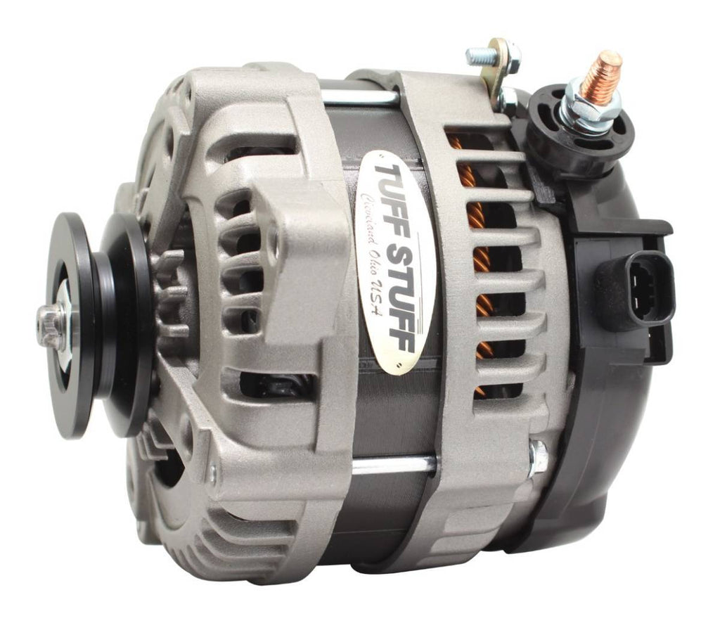 Tuff Stuff Performance Accessories 225 MAX AMP Alternator 1-Groove 1-Wire  Cast