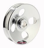 Tuff Stuff Performance Accessories Type II Power Steering Pulley 6 Groove Chrome