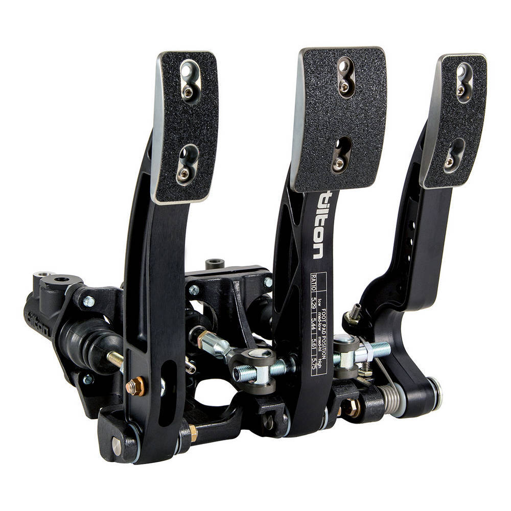 Tilton Triple Pedal Assy. Floor Mnt Aluminum