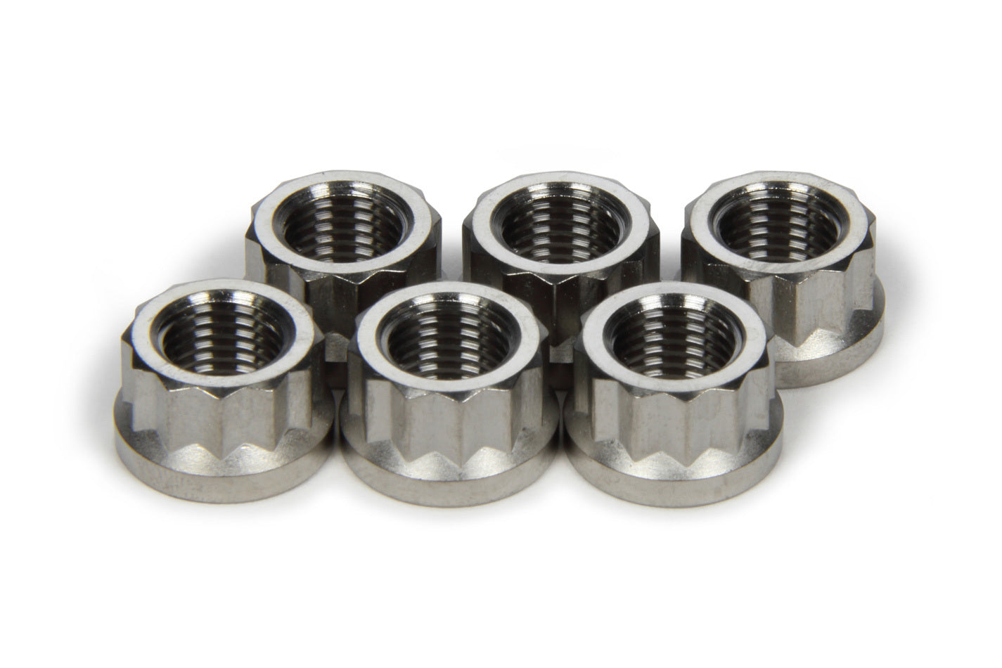 TI22 Performance Torque Tube Nut Set 6pcs Titanium 12pt