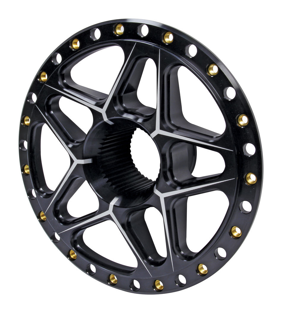 TI22 Performance Splined Wheel Center Black