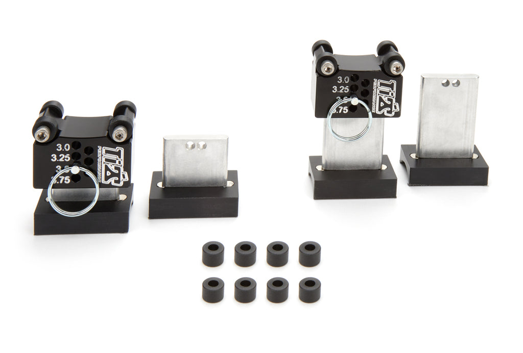 TI22 Performance Mini Sprint Set Up Blocks Rear Black