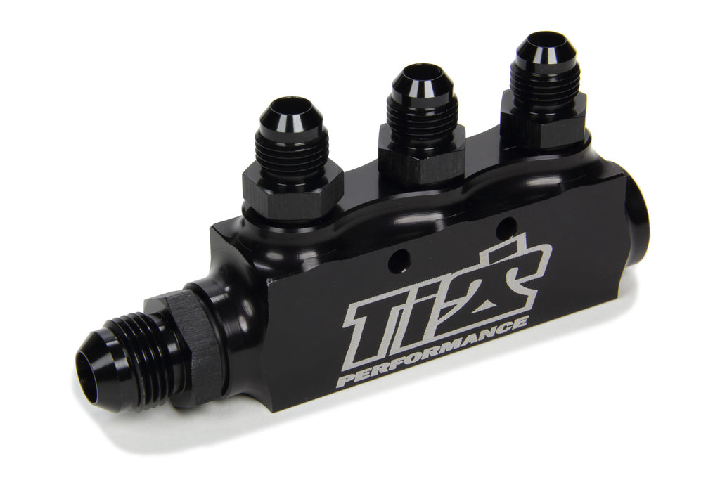 TI22 Performance Fuel Return Block w/ Fittings