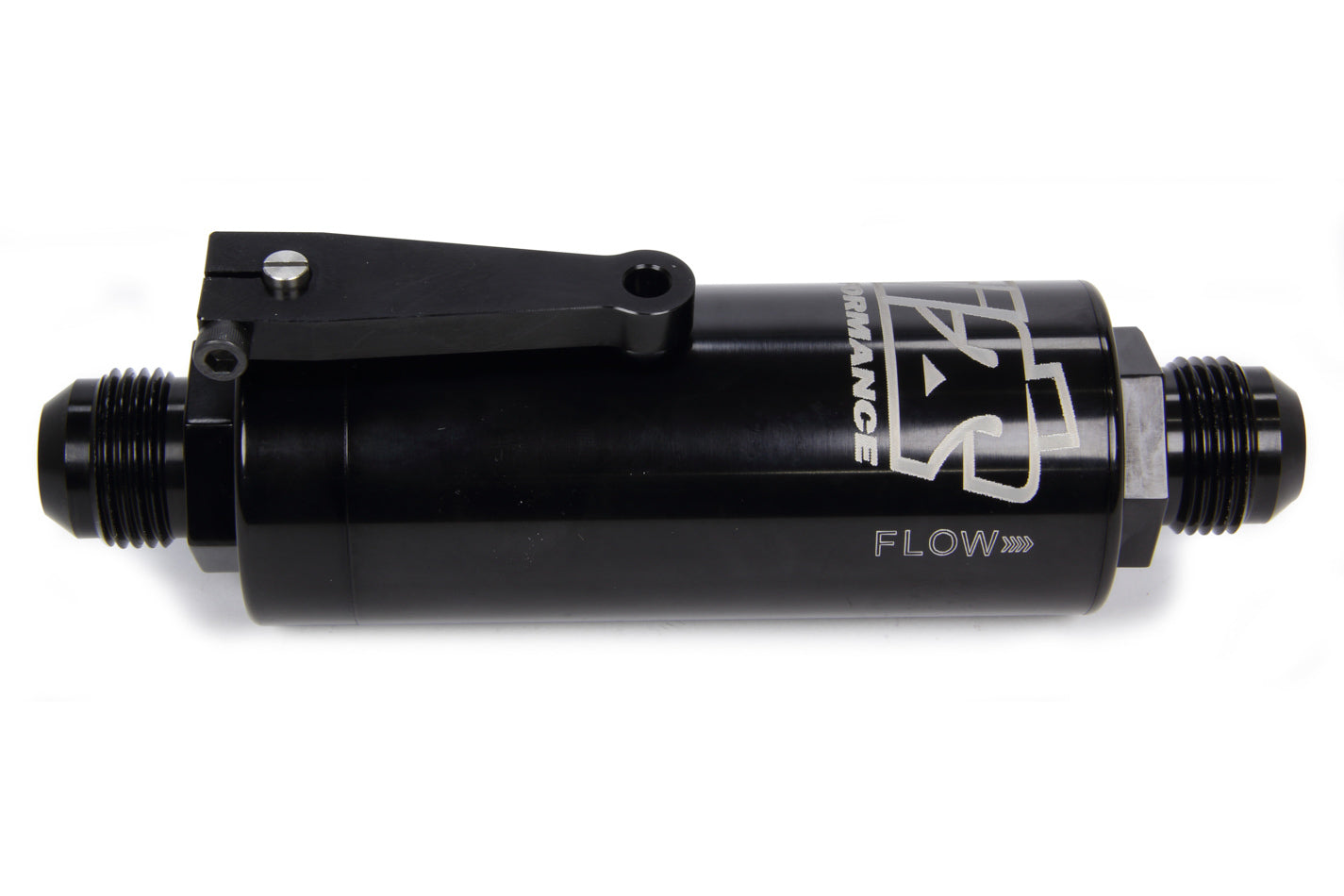 TI22 Performance 12 AN Fuel Filter With Shutoff Black 100 Micron