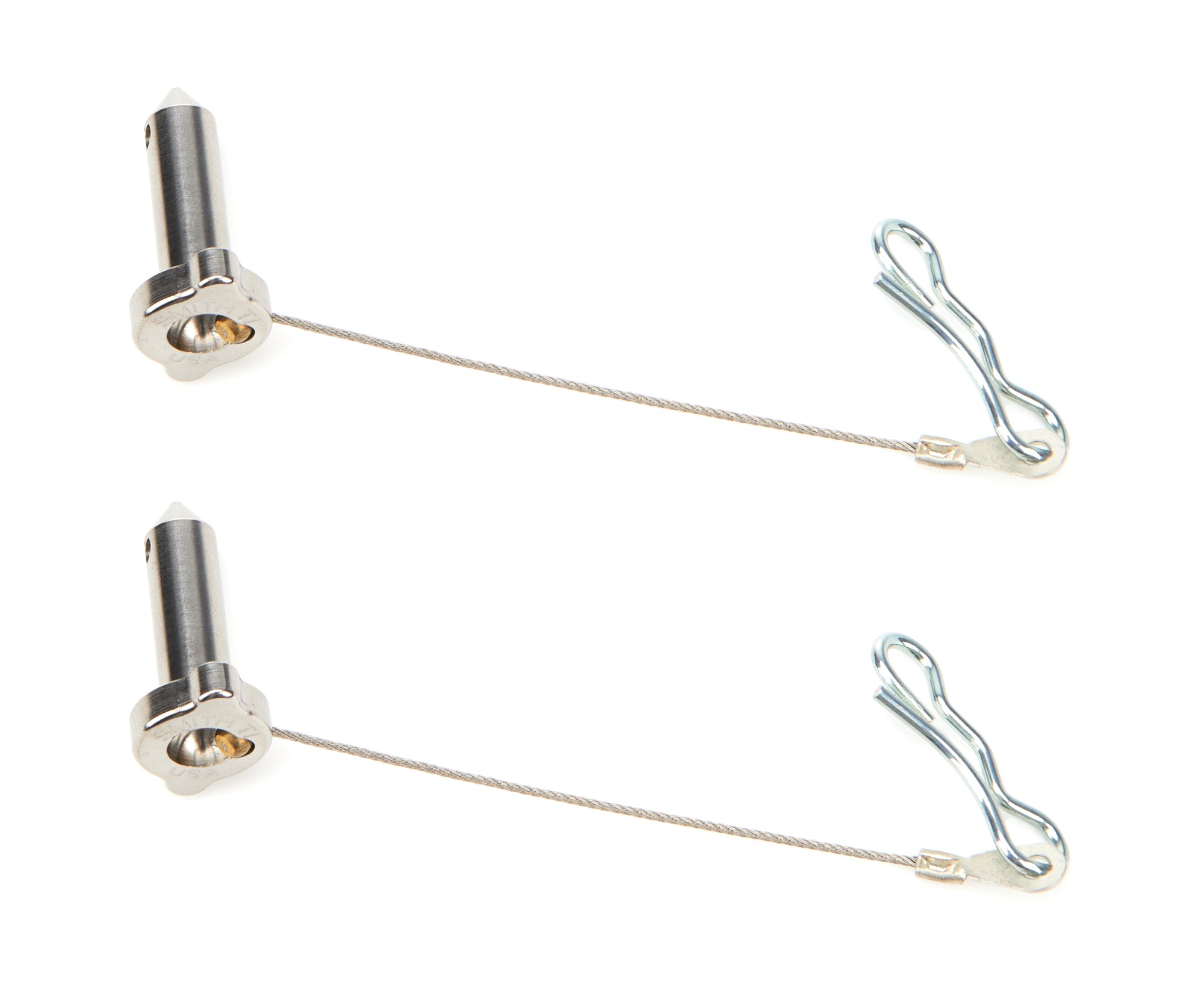 TI22 Performance Aero Wing Tree Pin Kit 1/4x5/8 Pair Titanium