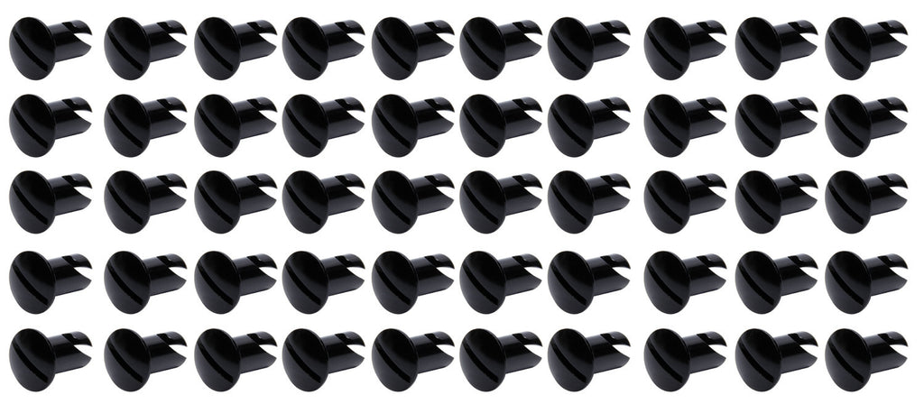 TI22 Performance Oval Head Dzus Buttons .550 Long 10 Pack Black