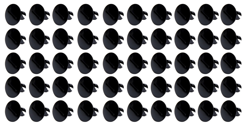 TI22 Performance Large Head Dzus Buttons .500 Long 10 Pack Black