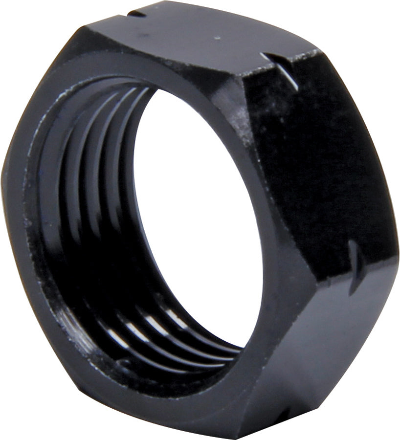 Jam Nuts 5/8-18 LH Thin OD Alum Black 10pk