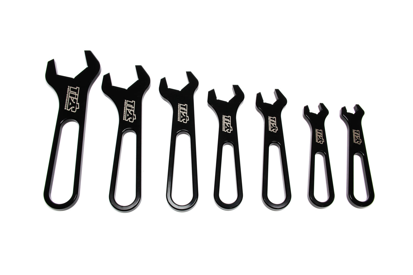 TI22 Performance AN Wrench Set Aluminum -3 Through -16 Black