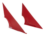 True Performance & Fabrication Fenders Mini-Wedge Pair Red
