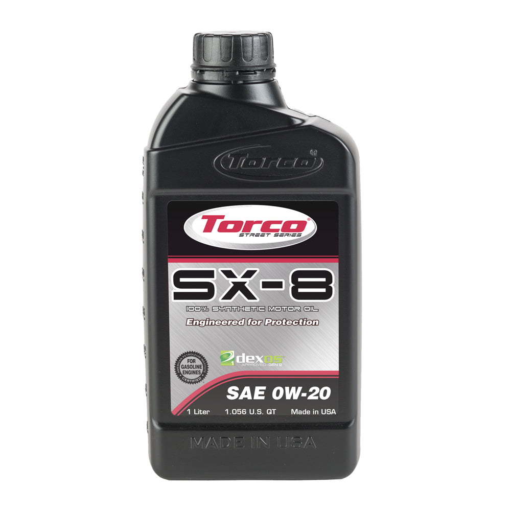 Torco Racing Oils SX-8 0w20 Synthetic Oil 1 Liter Dexos1