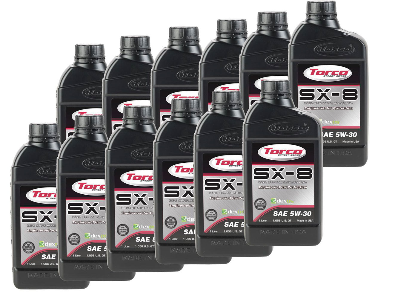 Torco Racing Oils SX-8 5w30 Synthetic Oil Case 12x1 Liter Dexos1