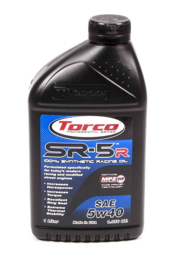 Torco Racing Oils SR-5R Synthetic Oil 5W40 1 Liter