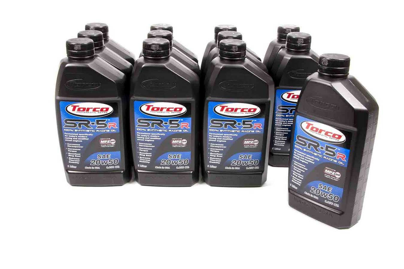 Torco Racing Oils SR-5 Synthetic Oil 20w50 Case/12-1 Liter